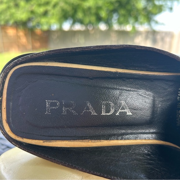 Prada Mule Slip On Shoes Yellow size 10 - Picture 8 of 12